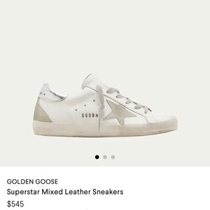 Golden Goose Superstar Mixed Leather Sneaker - EUC - 39